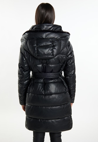 faina Χειμερινό παλτό 'Mioki' σε μαύρο
