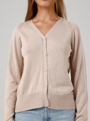 GORG Knit Cardigan in Beige