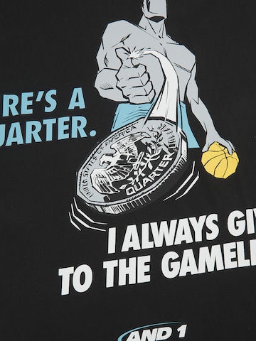 AND1 T-Shirt 'Gameless Trash Talk' in Schwarz