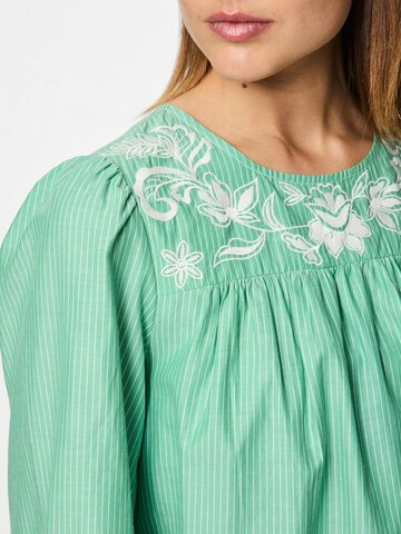 PIECES Blouse 'SARAH' in Groen