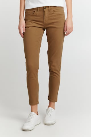 Fransa Jeans in Brown: front