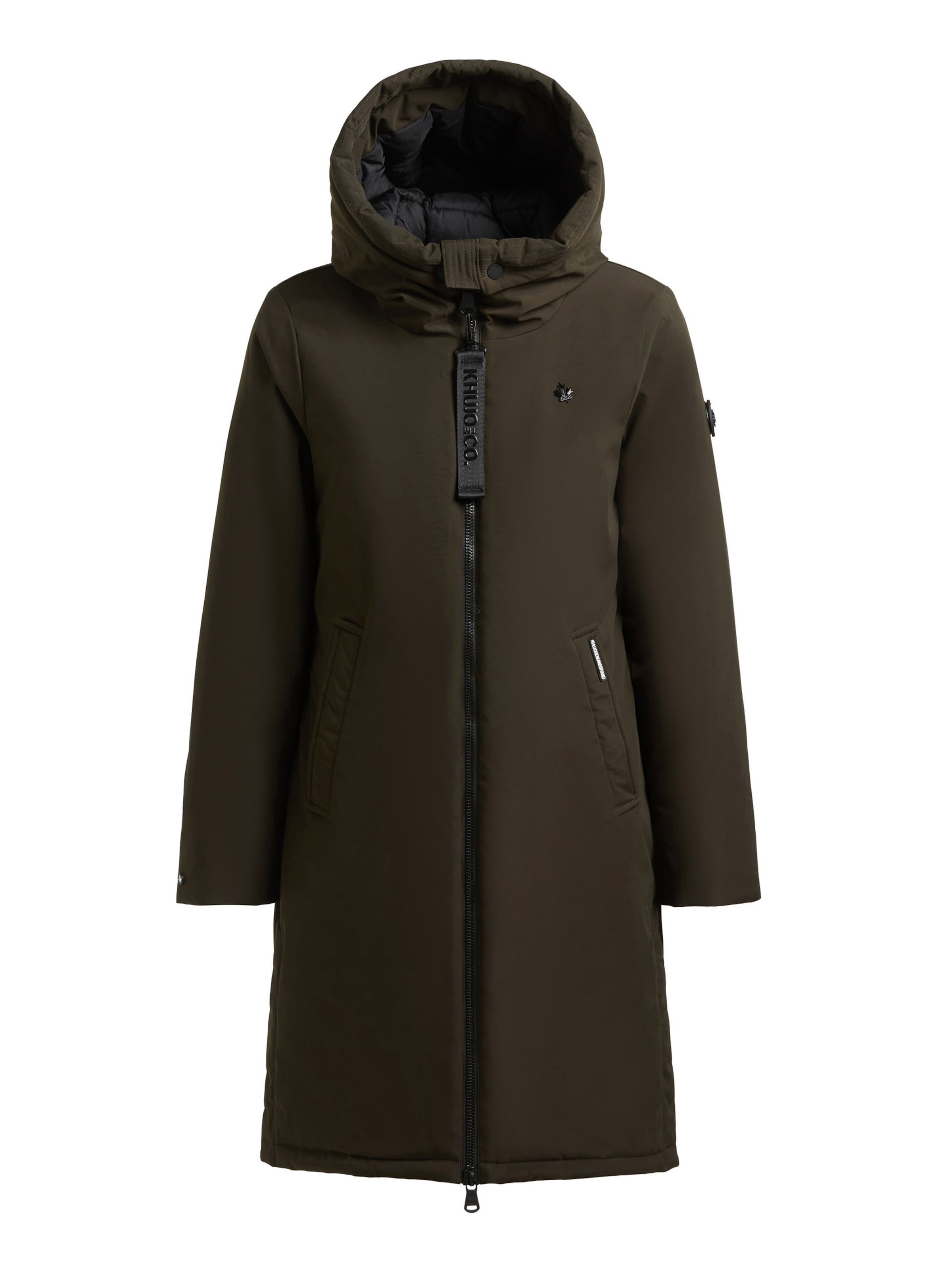 Cappotto invernale 'Yaak5' di khujo in verde: frontale