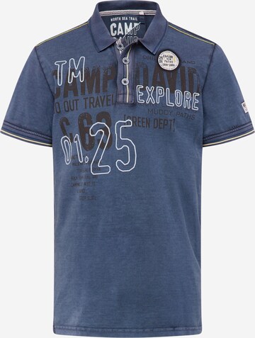 CAMP DAVID Shirt 'North Sea Trail' in Blauw: voorkant