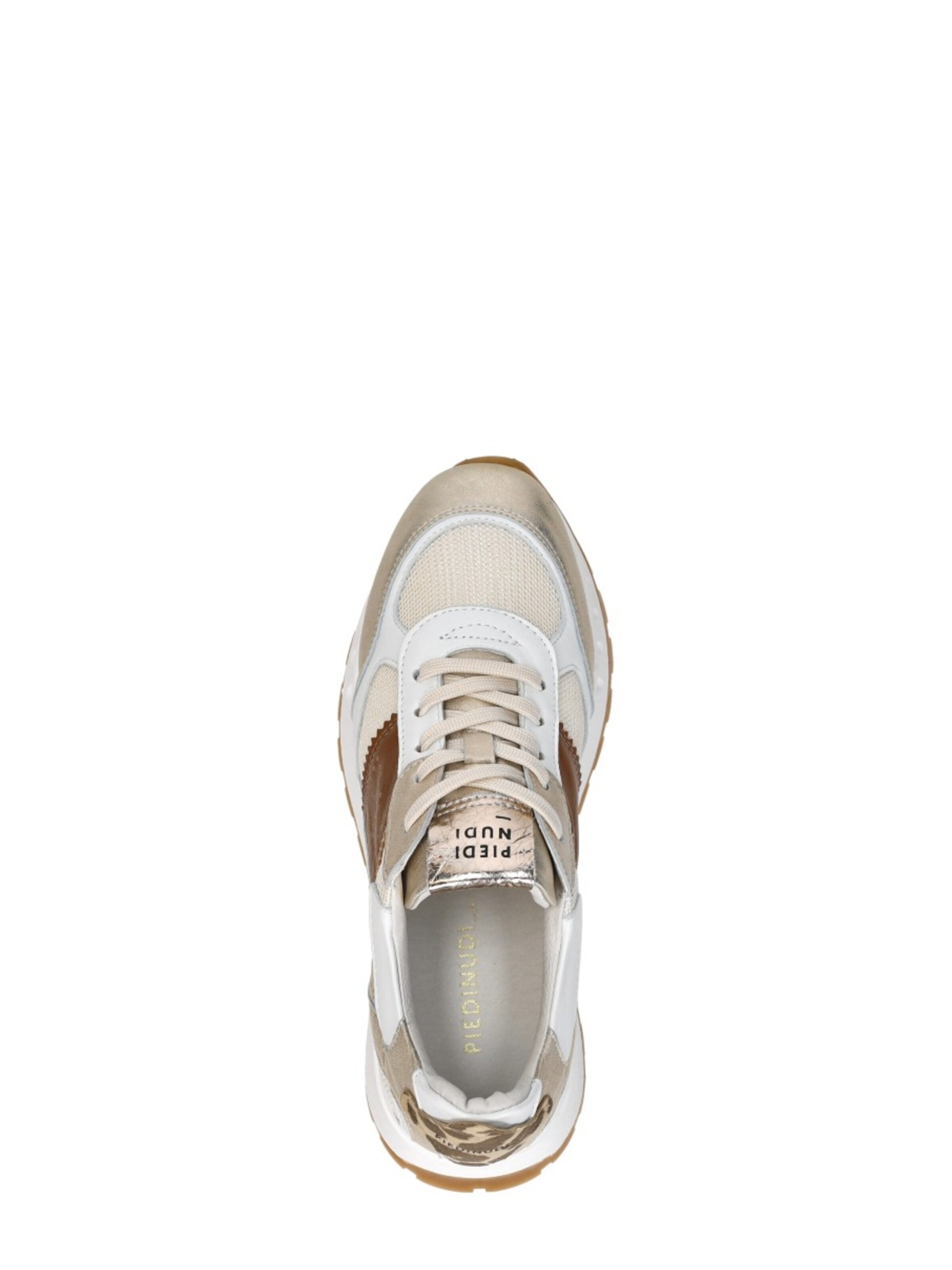 Piedi Nudi Sneakers laag 'Helen' in Beige