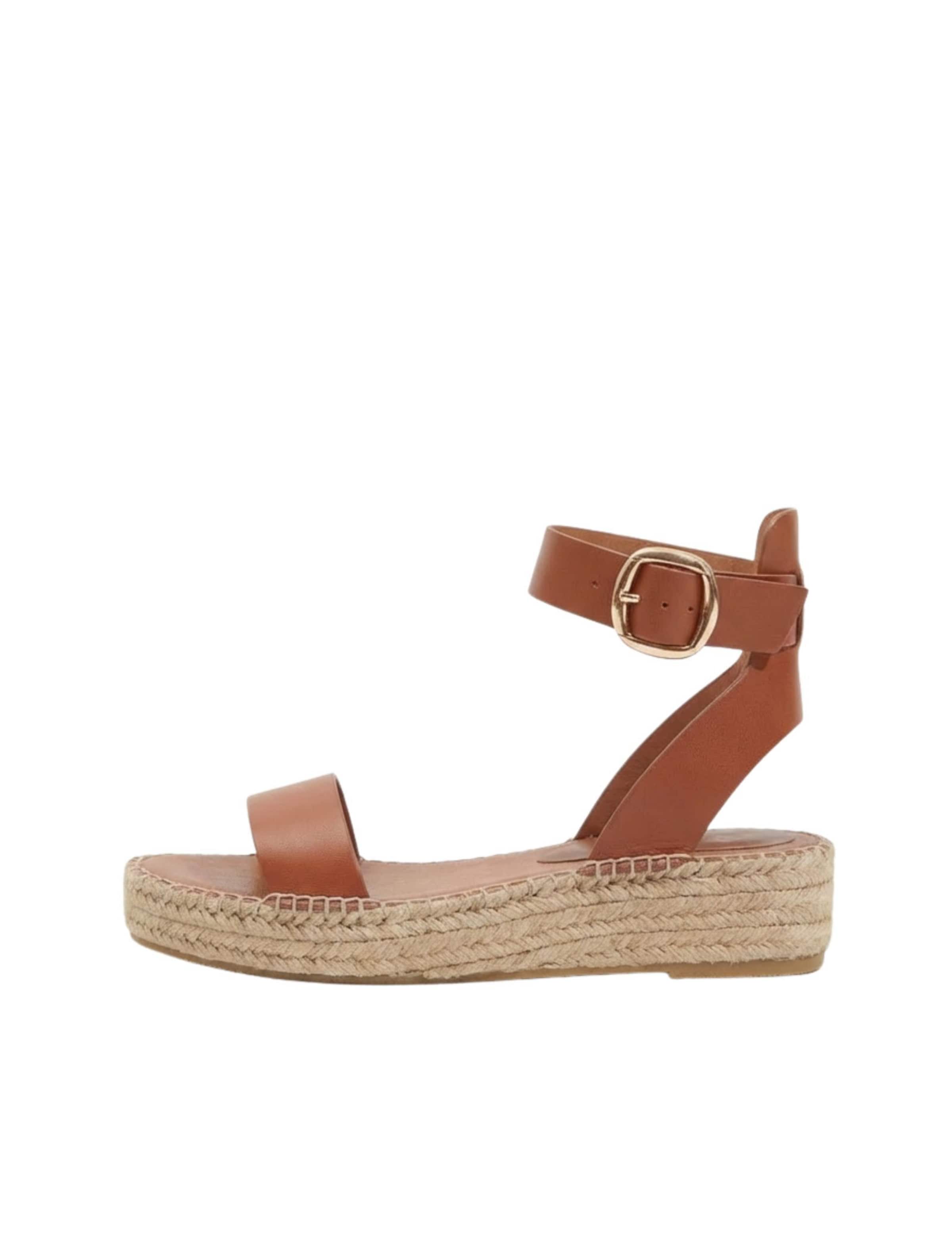 South Beach Sandal in Beige: front