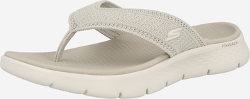 SKECHERS Žabky 'Go Walk' - Sivá: predná strana