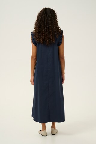 CULTURE Jurk 'Berri' in Blauw