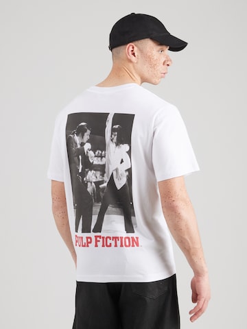 JACK & JONES Tričko 'JORPULP FICTION DANCE' – bílá: přední strana