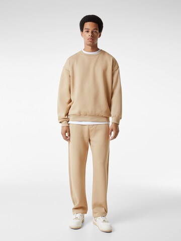 Bershka Sweatshirt in Beige