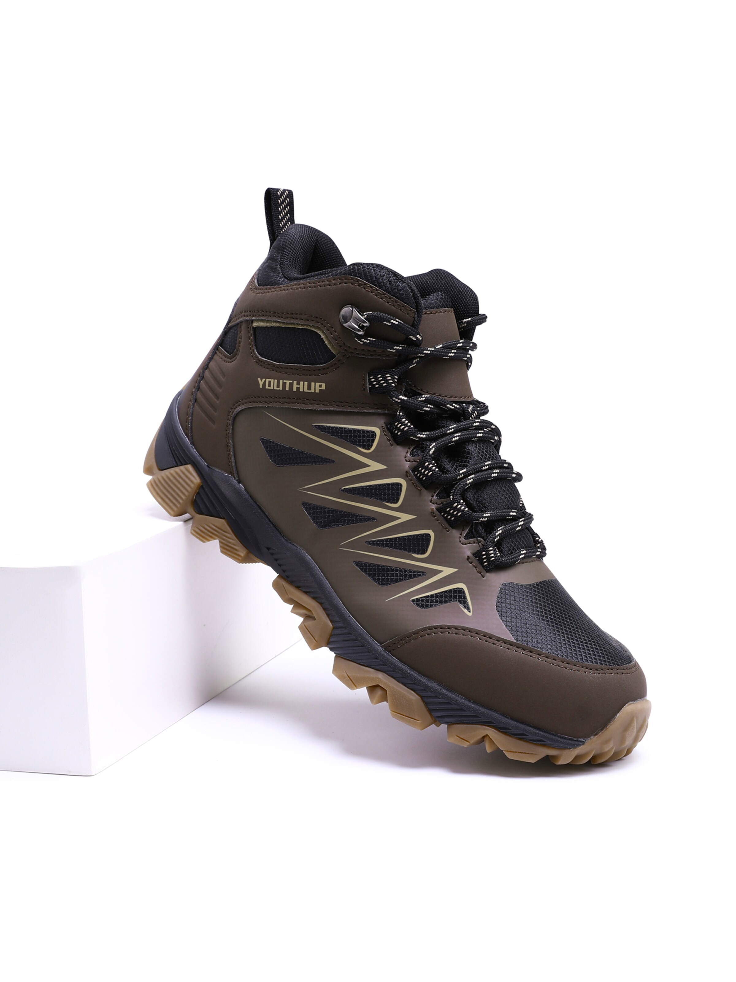 YOUTHUP Athletic Shoes 'Gipfel' in Brown