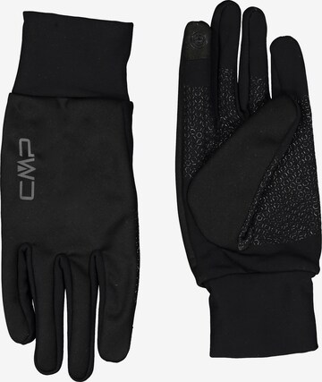 CMP Athletic Gloves in Black: front