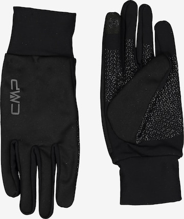 CMP Athletic Gloves in Black: front