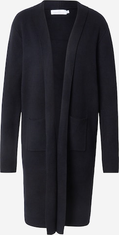 Zwillingsherz Strickjacke 'Jessi' in Schwarz: Vorderseite