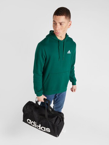 ADIDAS SPORTSWEAR Športna majica 'Essentials Fleece' | zelena barva