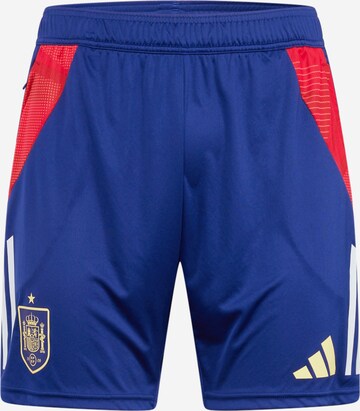 ADIDAS PERFORMANCE Regular Workout Pants 'FEF' in Blue: front