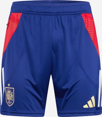 ADIDAS PERFORMANCE Regularen Športne hlače 'FEF' | modra barva: sprednja stran