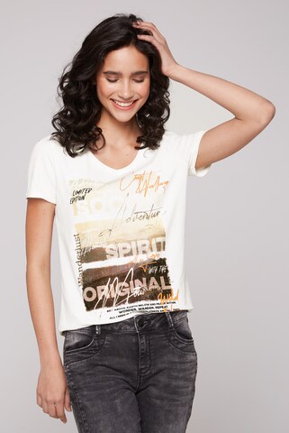 Soccx T-Shirt 'Wanderlust' in Weiß: Vorderseite