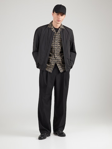 HUGO Regular fit Overhemd 'Ellino' in Zwart