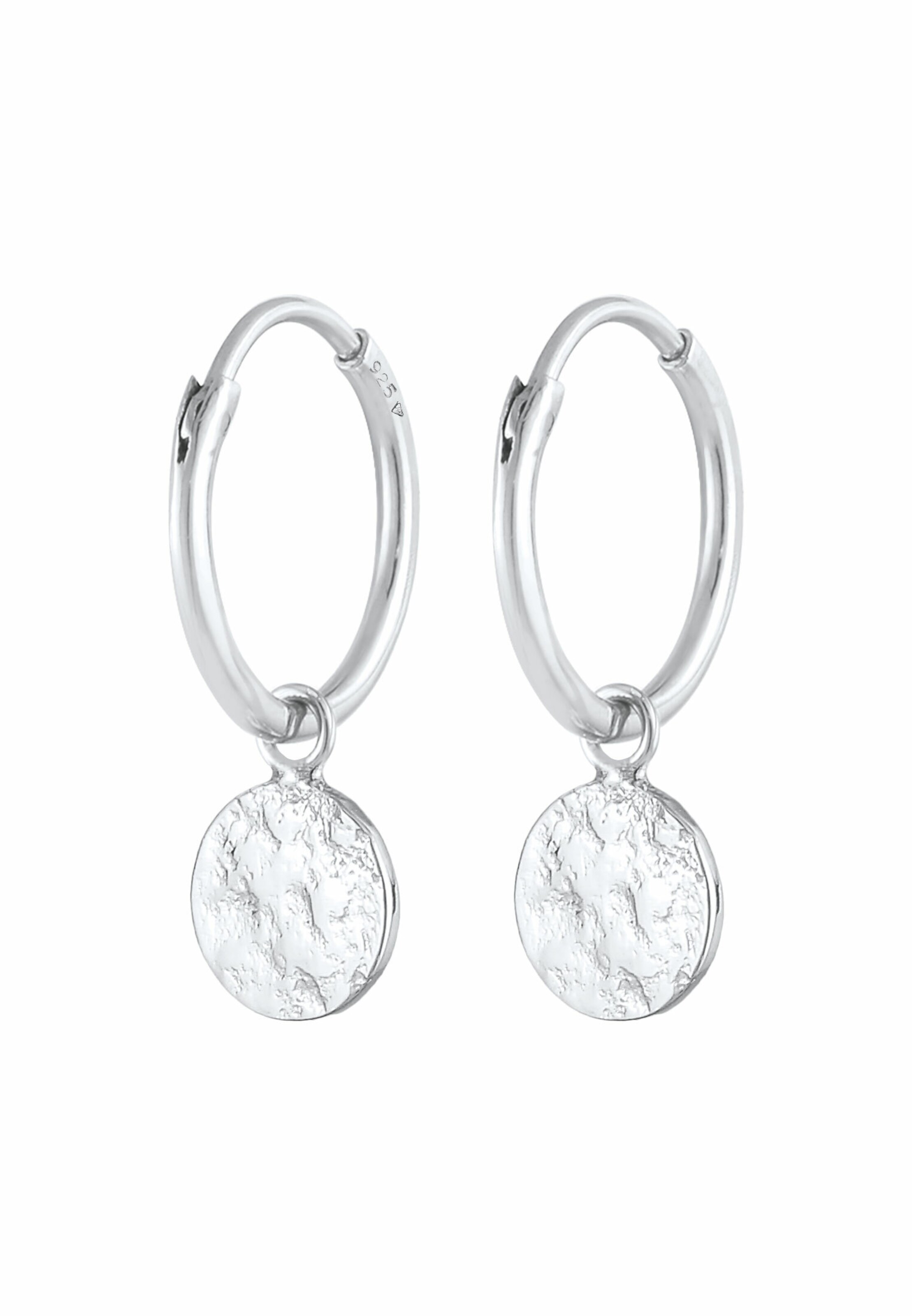 ELLI Náušnice - Strieborná: predná strana