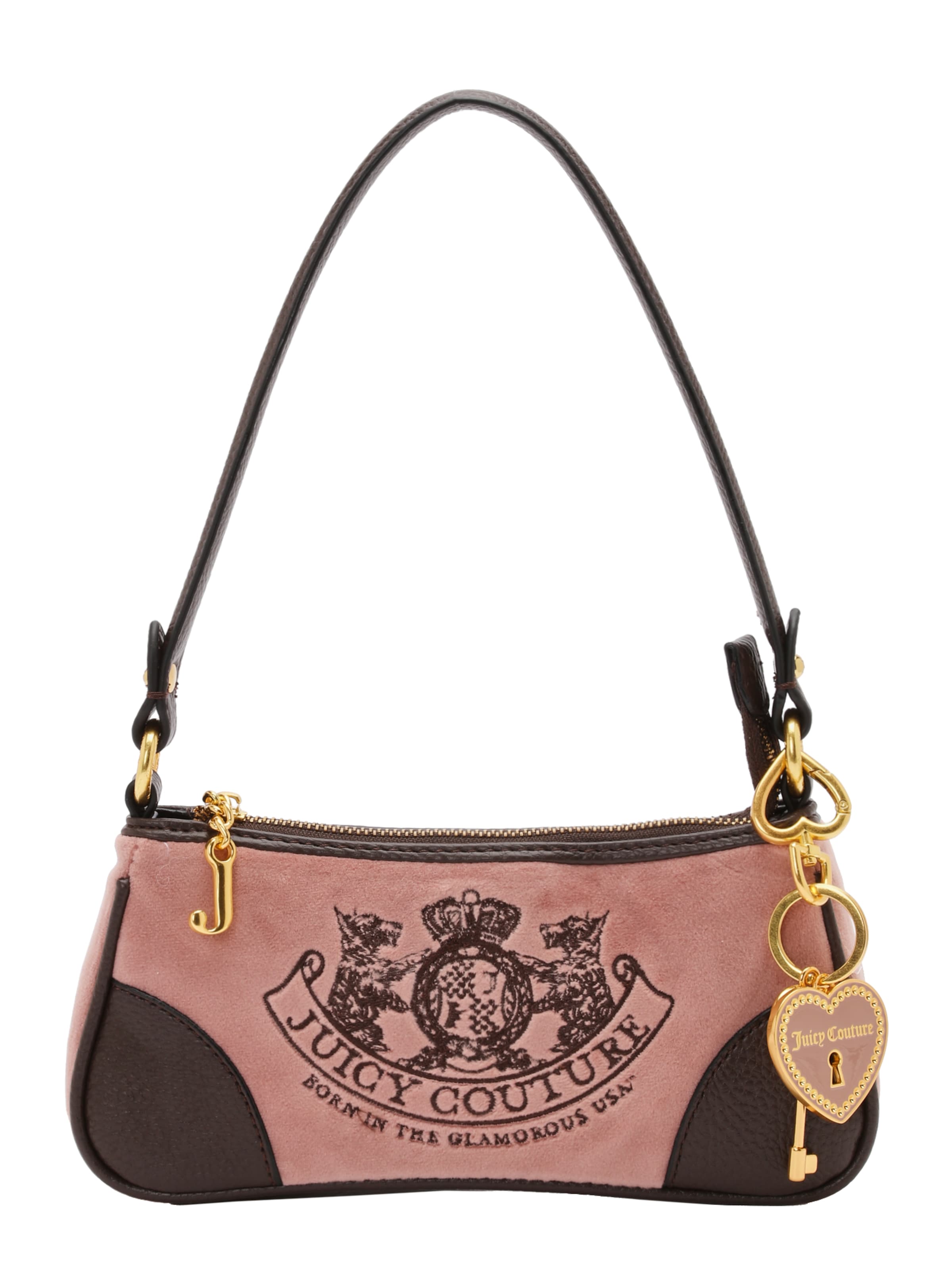 Juicy Couture Shoulder Bag in Pink: front