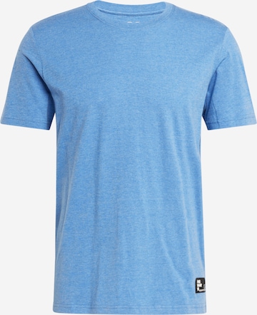 T-Shirt QS en bleu : devant
