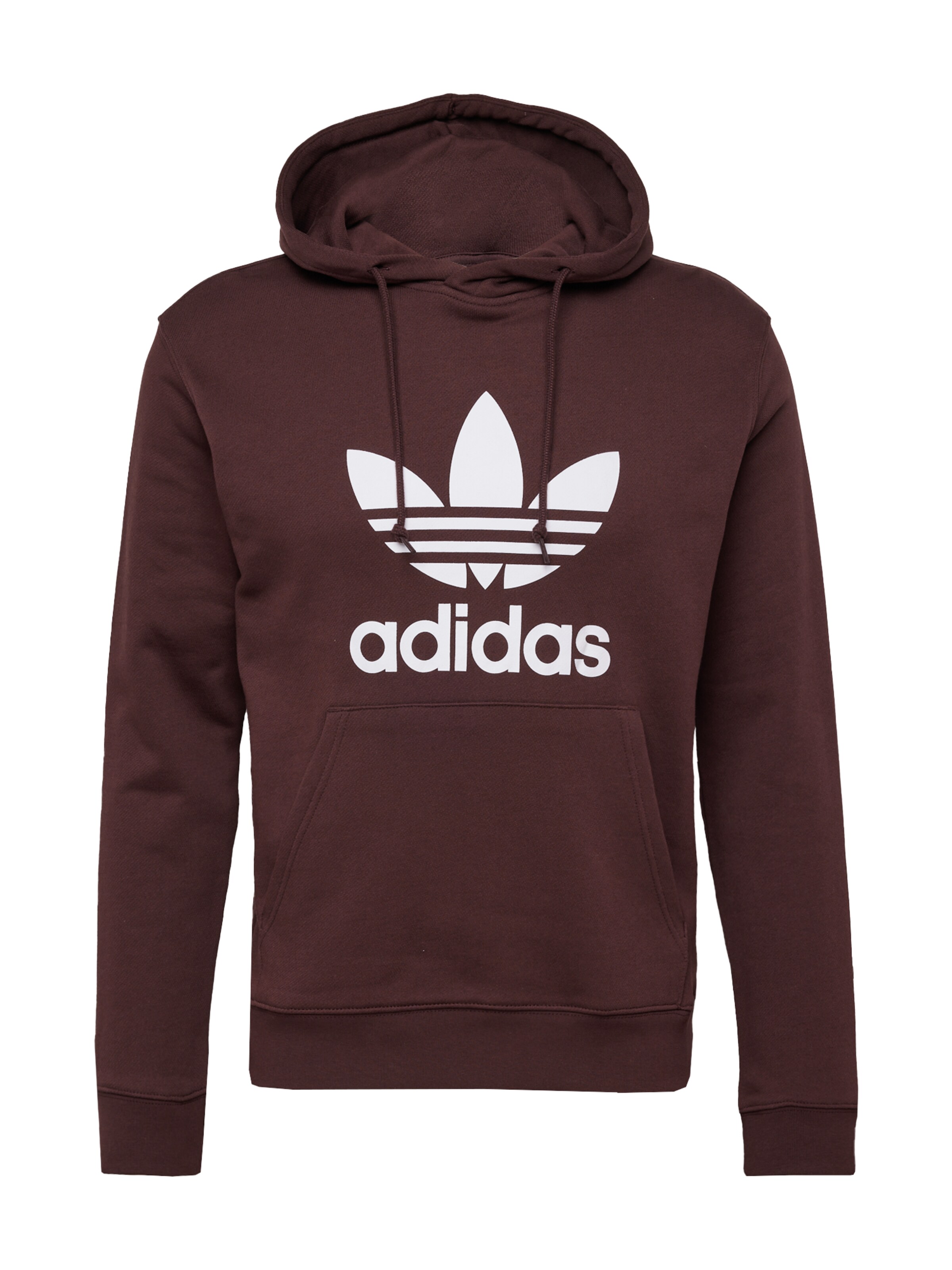 Clearance adidas trefoil hoodie maroon Store