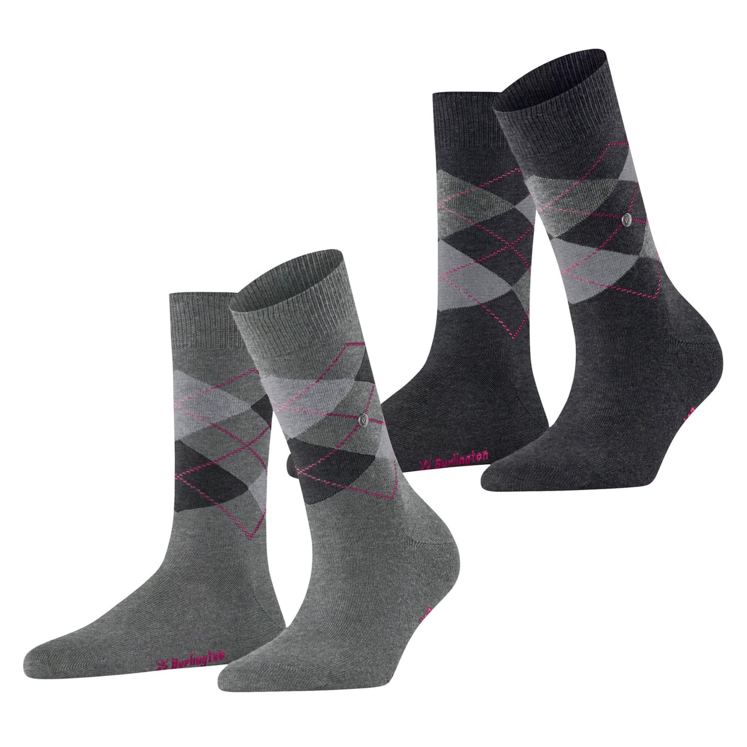 BURLINGTON Everyday Argyle in Grau: Vorderseite
