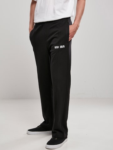 Urban Classics Lużny krój Spodnie w kolorze czarny: przód