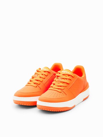 Desigual - Zapatillas deportivas bajas 'Metro' en naranja