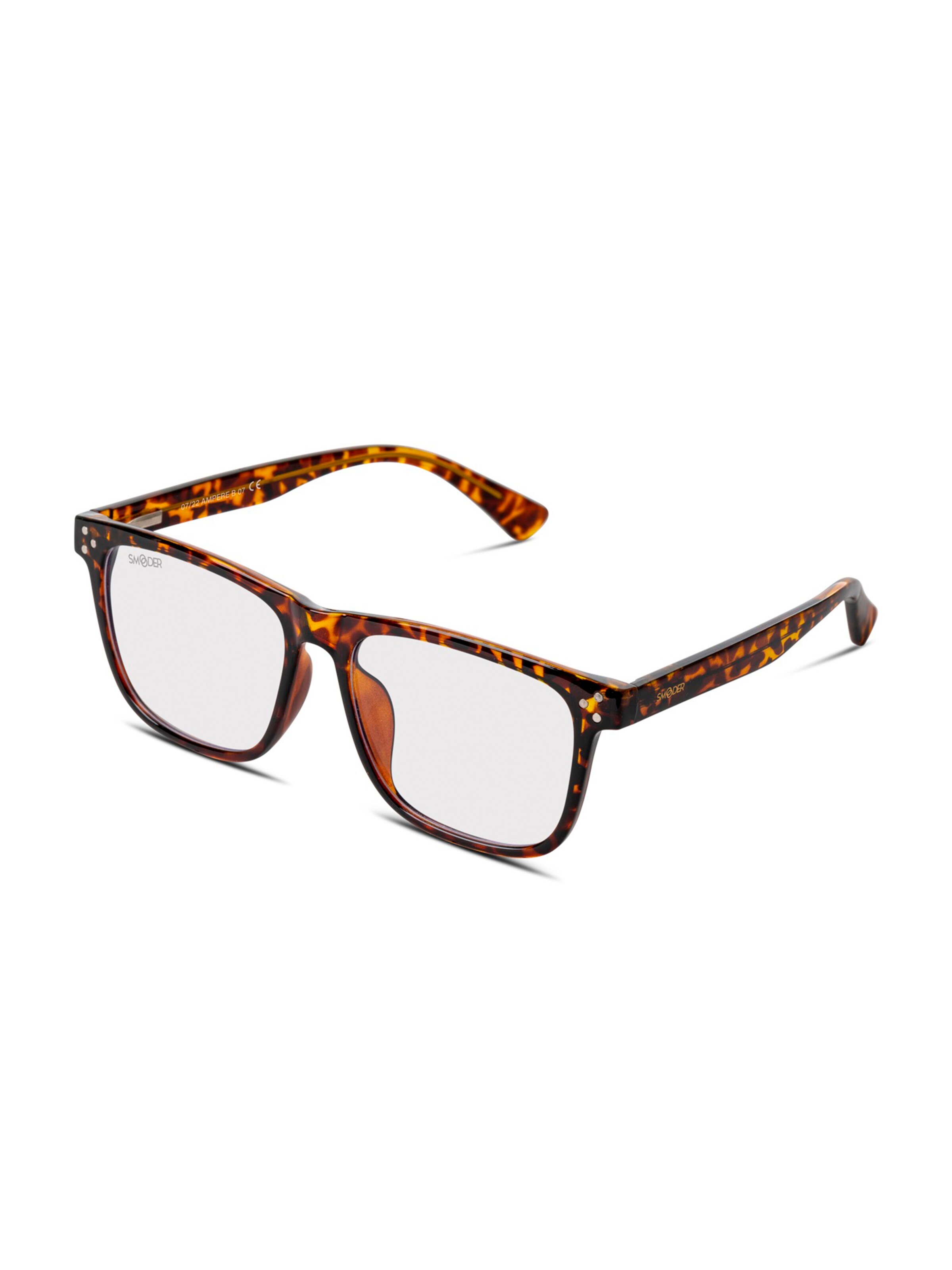 Smooder Glasses 'Ampere Blue Light' in Brown: front