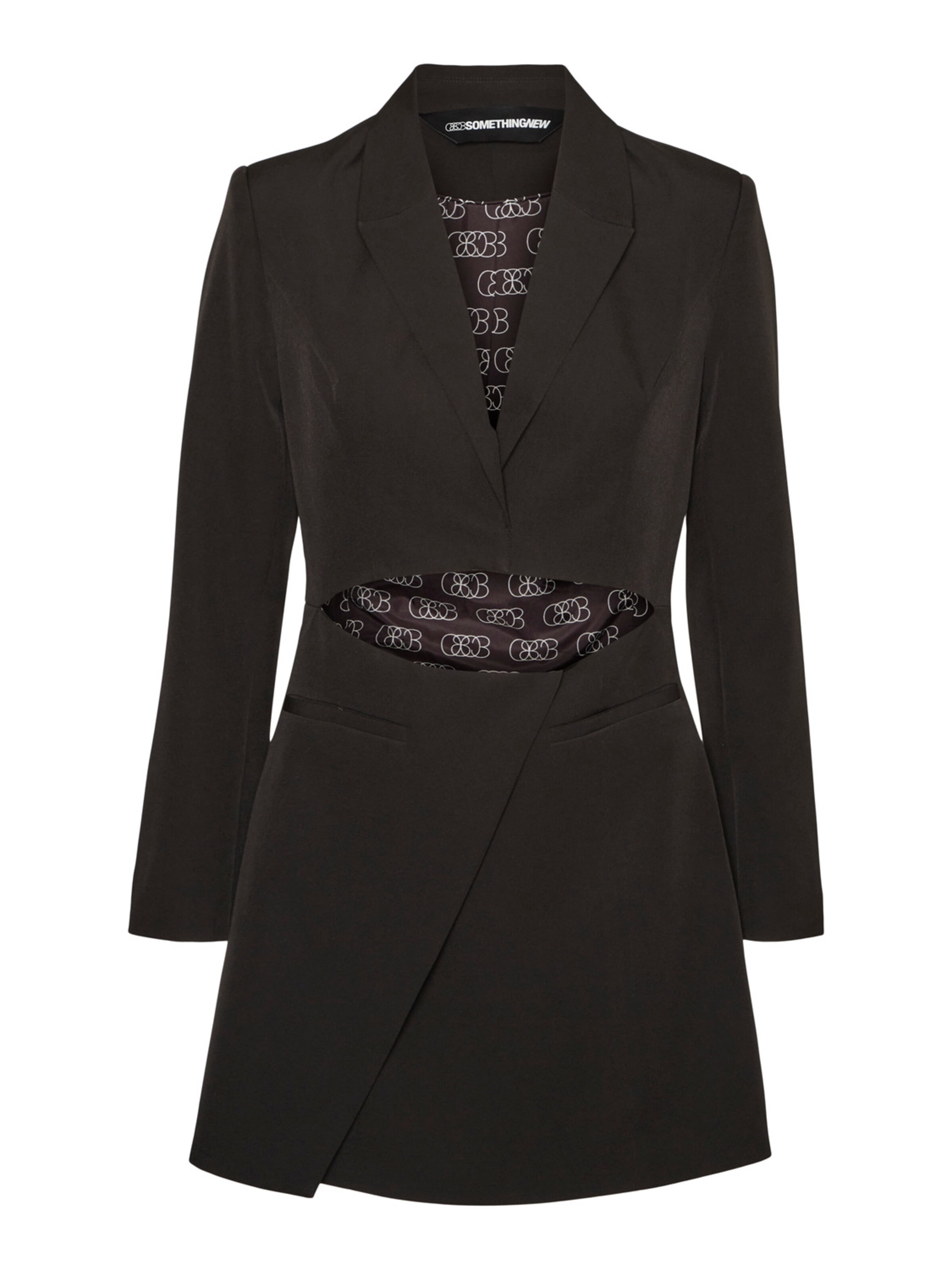 SOMETHINGNEW Šaty 'Winnie' - Čierna: predná strana