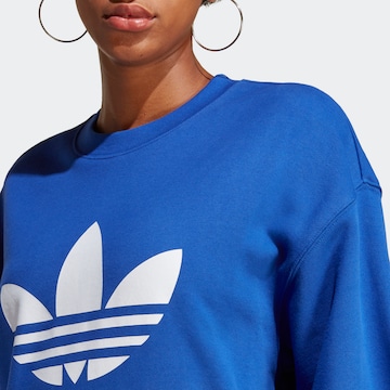 ADIDAS ORIGINALS Majica 'Trefoil Crew' | modra barva