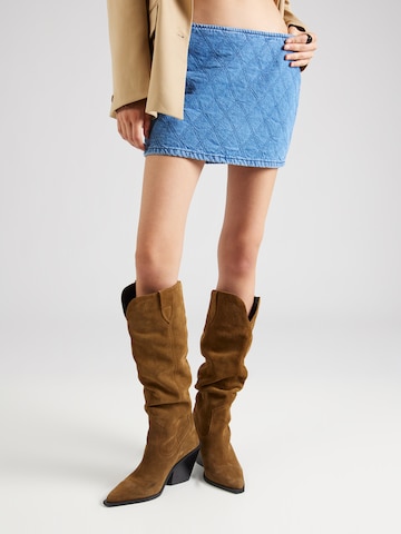 Jupe Nasty Gal en bleu : devant