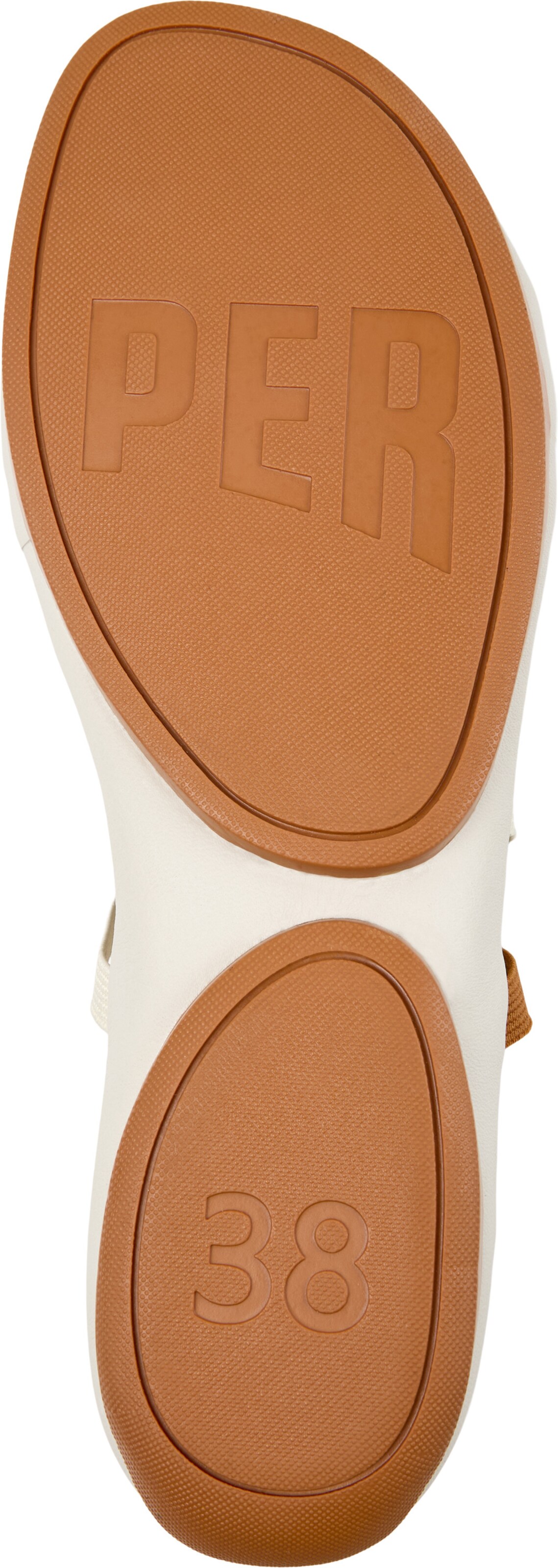 CAMPER Strap sandal 'Right Nina Twins' in White