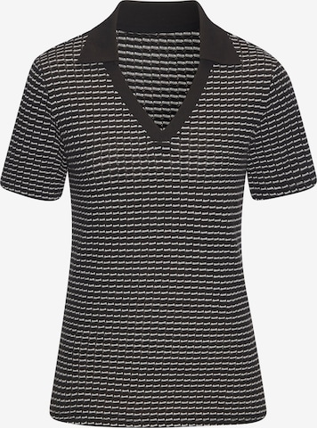 VIVANCE Poloshirt in Schwarz: Vorderseite