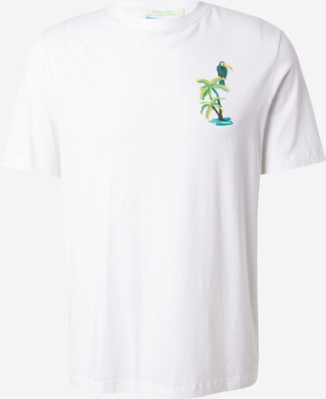 T-Shirt SCOTCH & SODA en blanc : devant