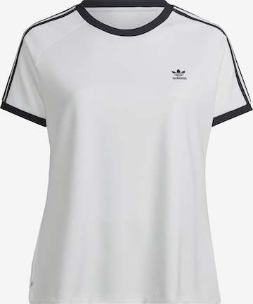 ADIDAS ORIGINALS Shirt 'Adicolor Classics' in Weiß: predná strana