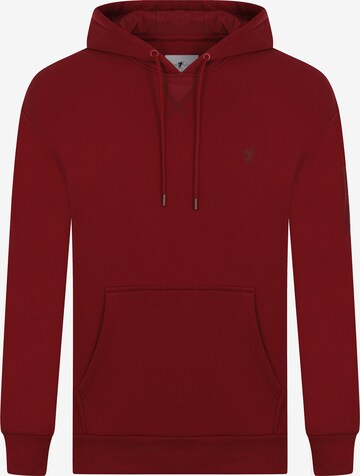 DENIM CULTURE - Sudadera 'SAORO' en rojo: frente