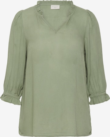 KAFFE CURVE Blouse 'KCKiv' in Green: front