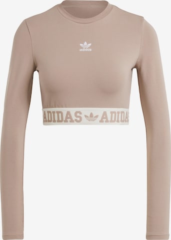 ADIDAS ORIGINALS Shirt in Braun: predná strana