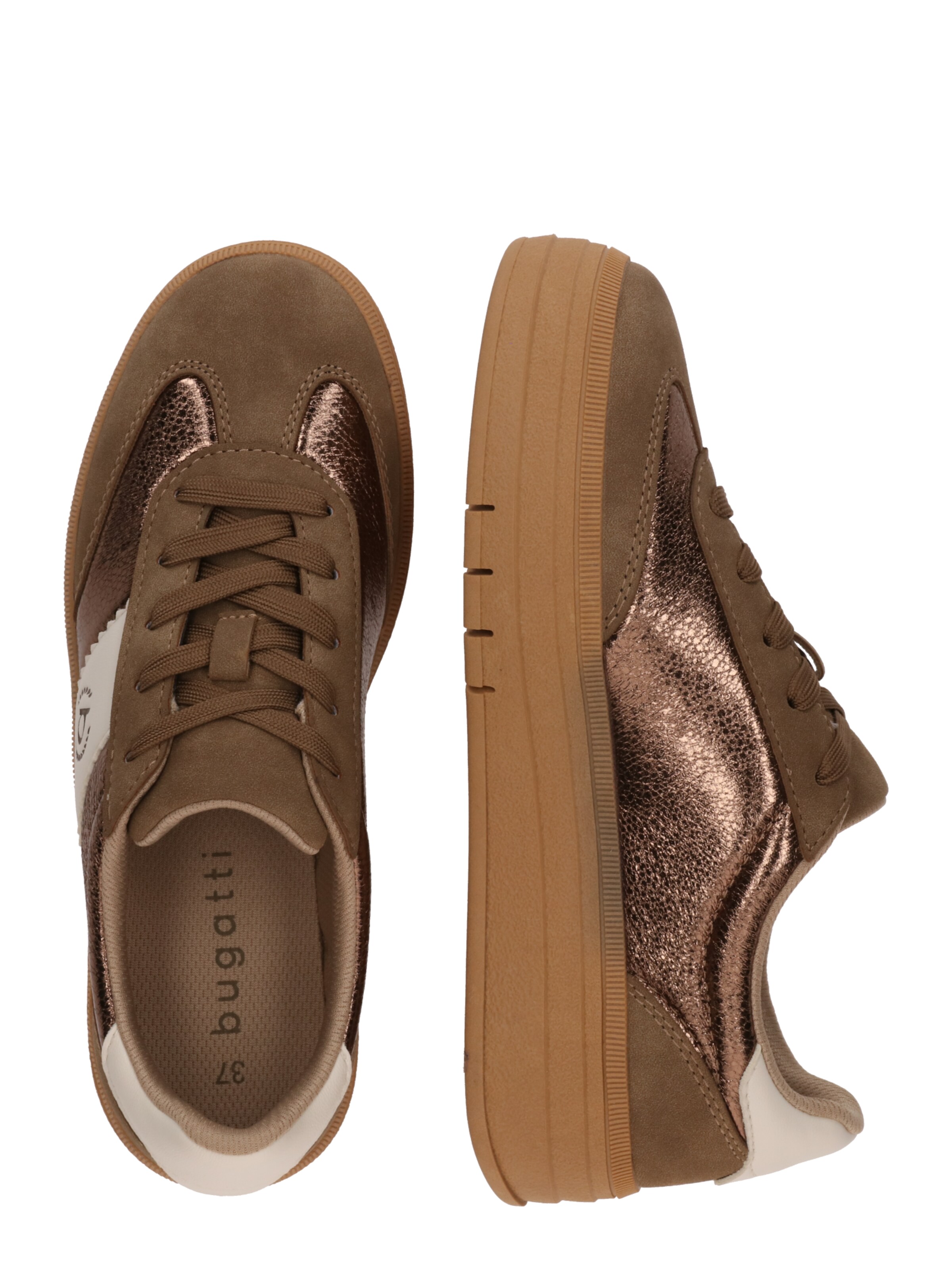 bugatti Låg sneaker i brun