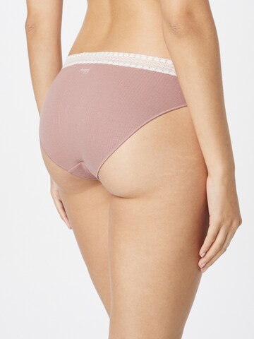 SLOGGI Panty 'GO Ribbed' in Brown