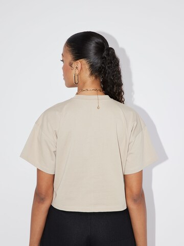 T-shirt 'Elisabet' LeGer by Lena Gercke en beige : derrière