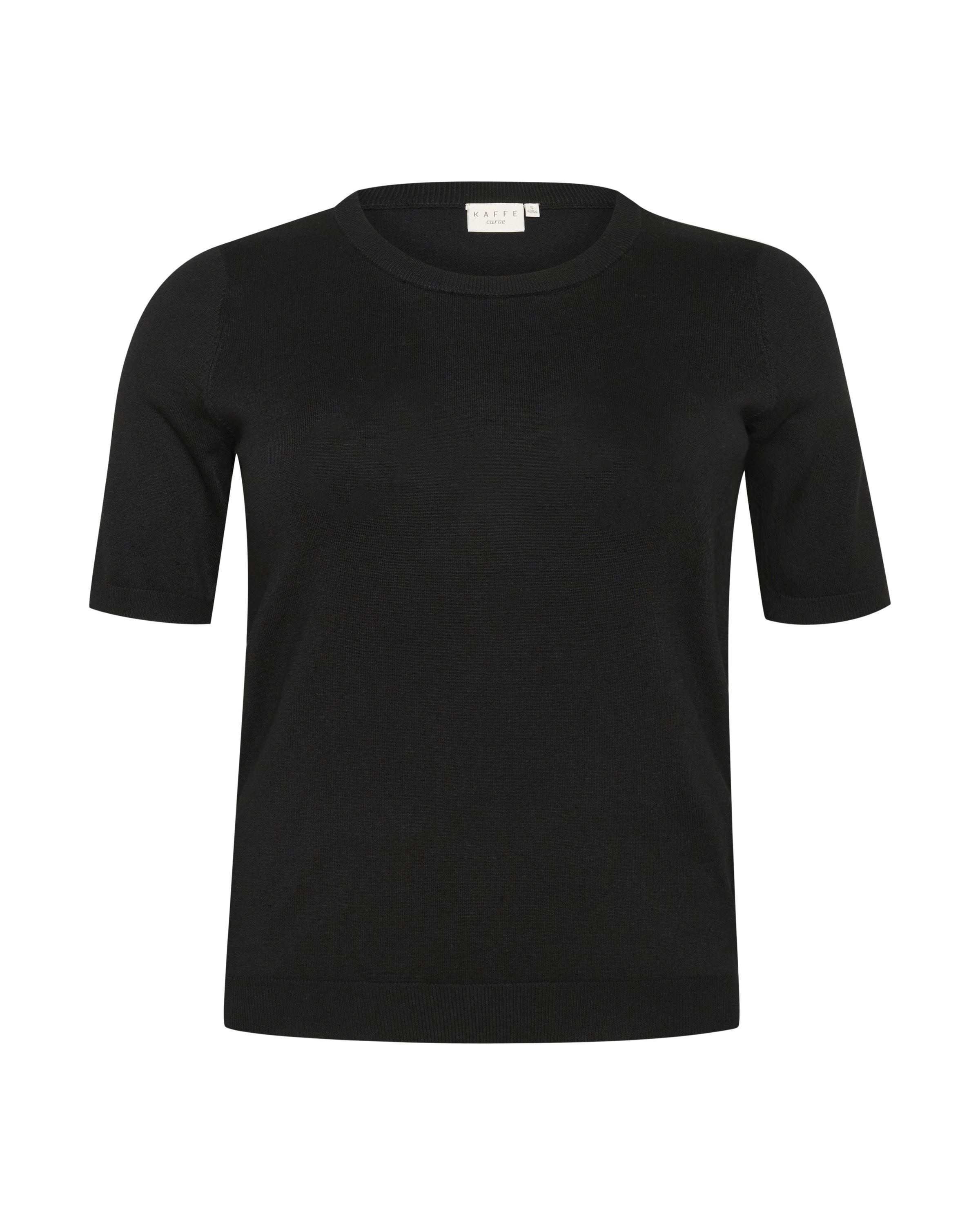 KAFFE CURVE Trui &#x27;KC Lizzy&#x27; in Zwart: voorkant