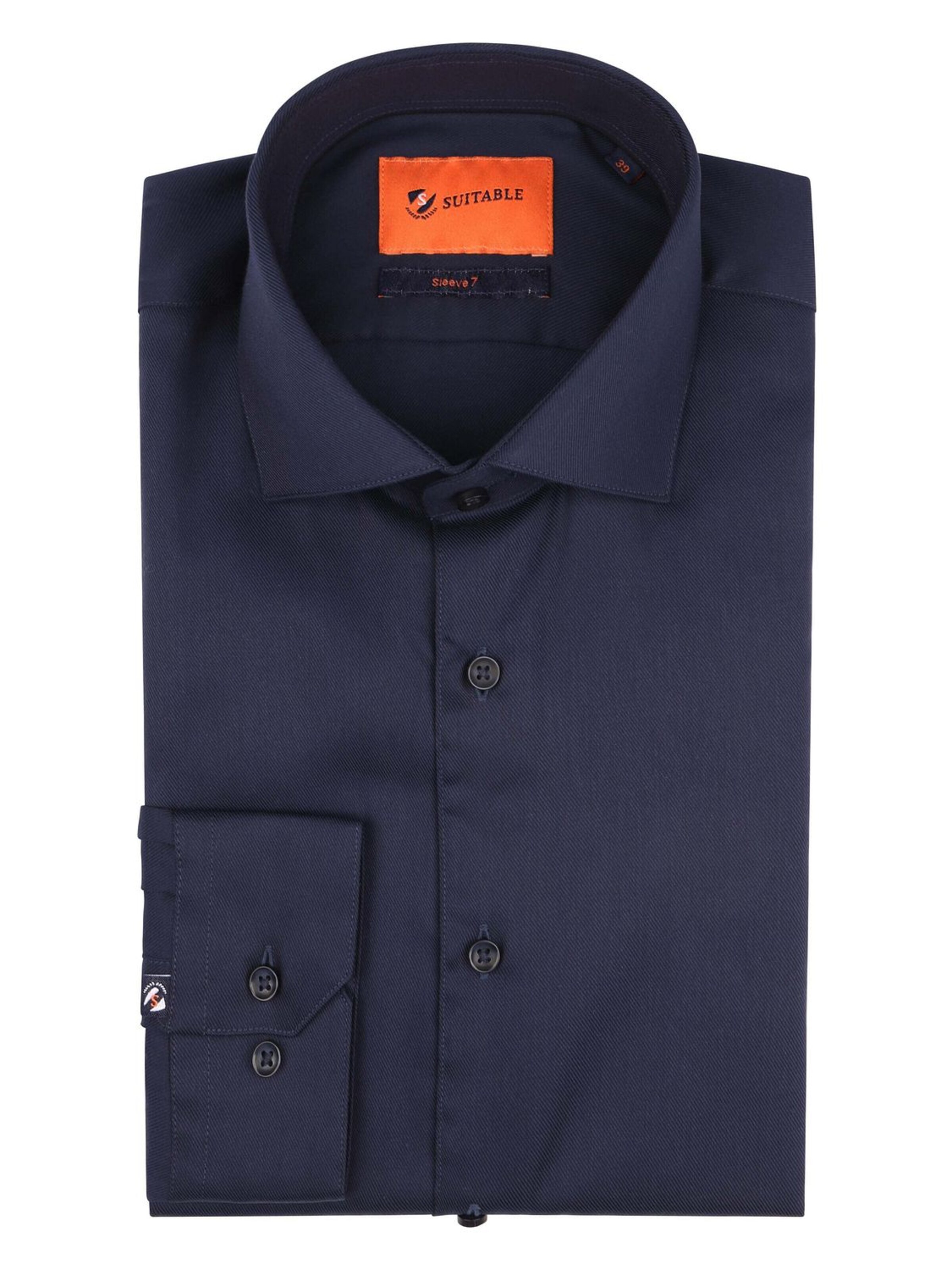 Suitable Slim fit Button Up Shirt in Blue