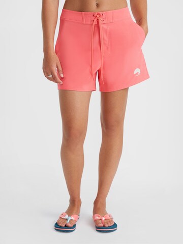 Pantaloncini da surf di O'NEILL in rosa: frontale
