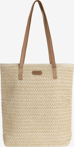 Sac de plage ' Mindoro ' Janice en beige : devant