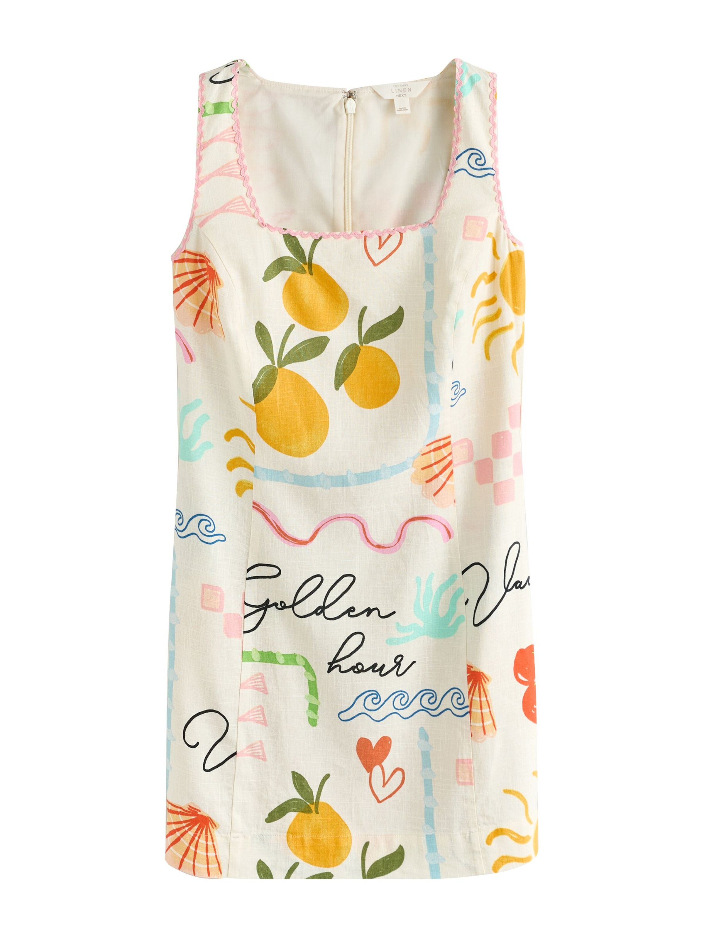 Robe Next en blanc : devant