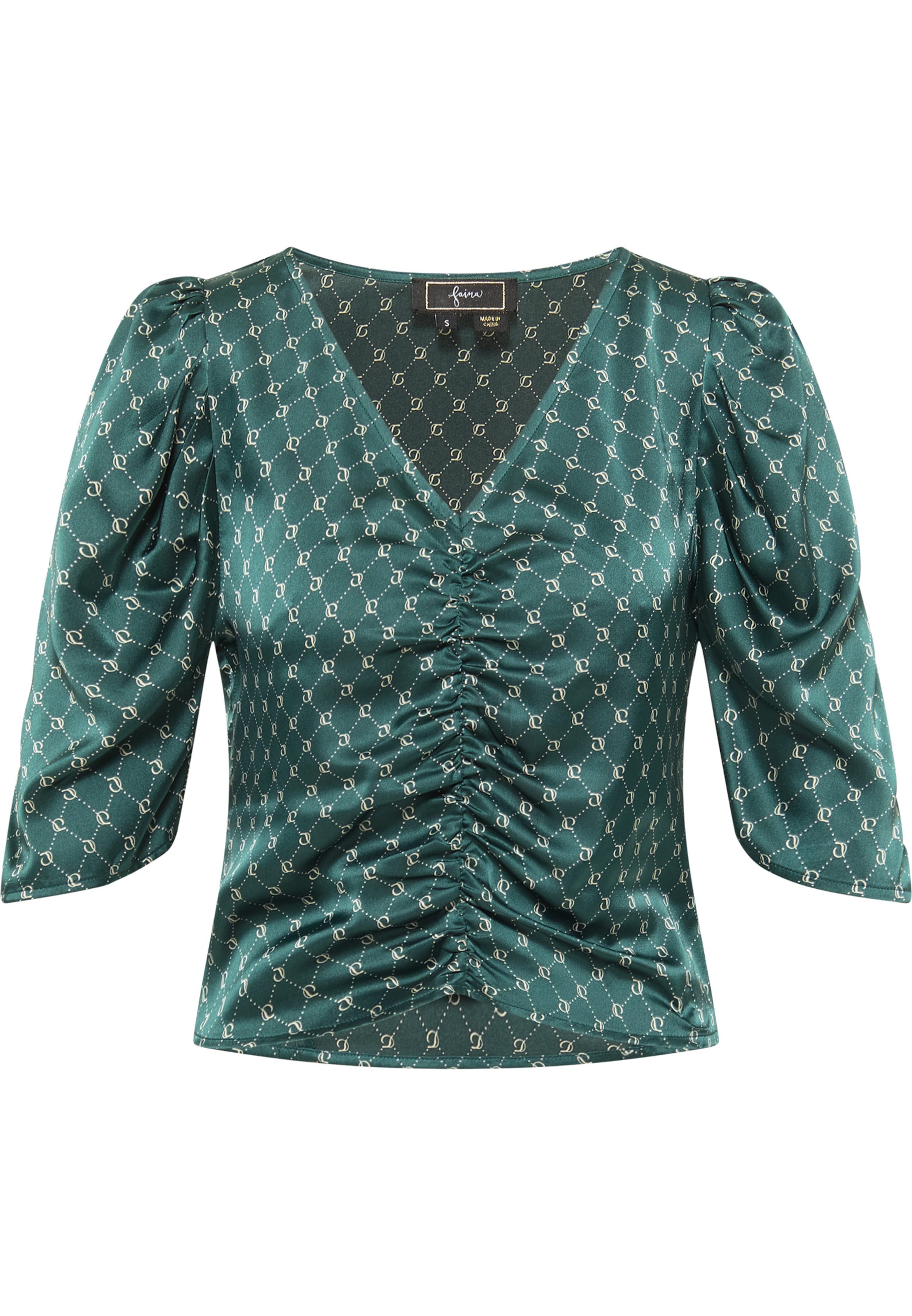 Bluză de la faina pe verde: față