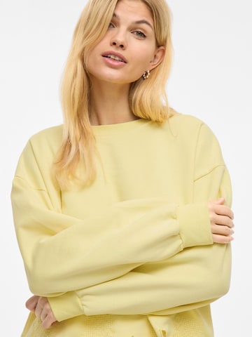 VILA Sweatshirt 'VIHailey' i gul